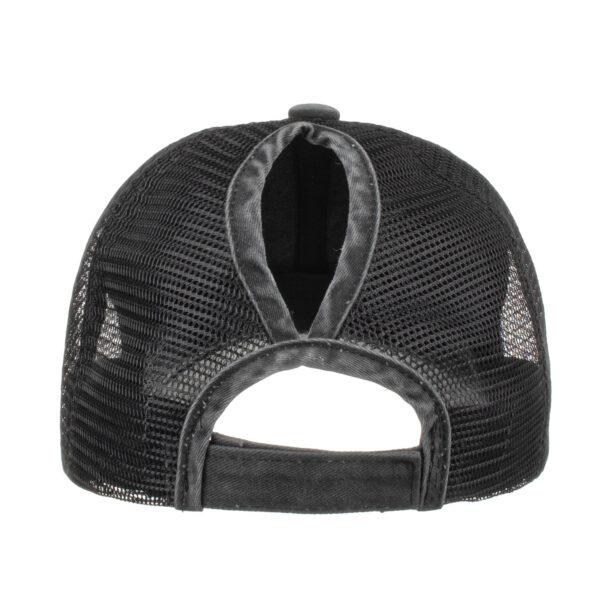 Wholesale Washed old light version ponytail baseball net cap baseball cap corset cap cap Sun cap B718