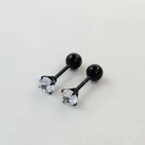 Black / 4mm Pair