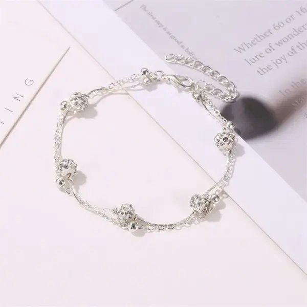 Wholesale Fashion Geometric Copper No Inlaid Women's Anklet