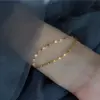 Wholesale PVD Coated 18K Gold Plated Geometric Titanium Steel Waterproof Non Tarnish 304 Stainless Steel Bracelets