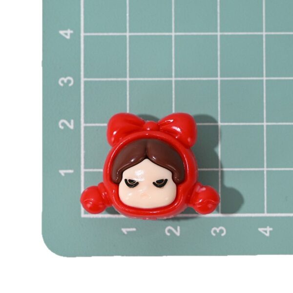 Wholesale Rubber Bead Cartoon Girl Beads