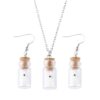 Wholesale luminous ghost small pendant earrings necklace ear jewelry