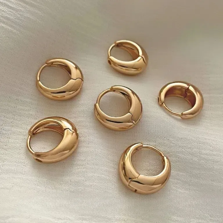 Wholesale 1 Pair Elegant Basic Streetwear U Shape 304 Stainless Steel Earrings