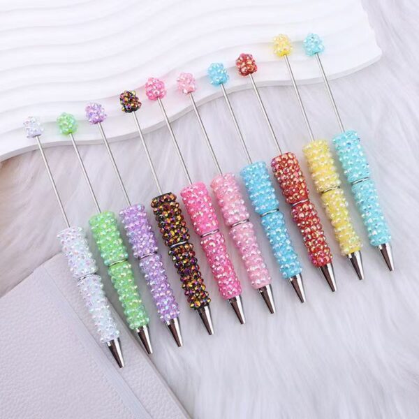 Wholesale beaded pens/DIY Colorful Diamond Bead Pen