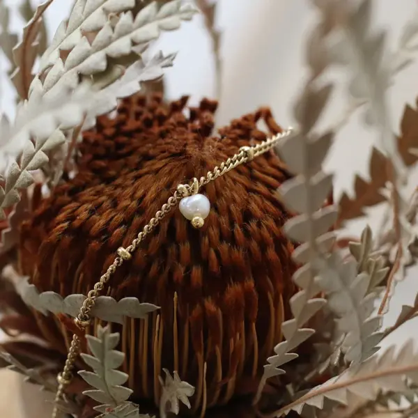 Wholesale Sweet Pearl Titanium Steel Bracelets In Bulk