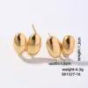 1 Pair Simple Style Geometric Plating Copper Hoop Earrings Drop Earrings