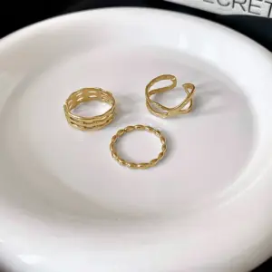 155# Ring-Gold (Three-Piece Set)