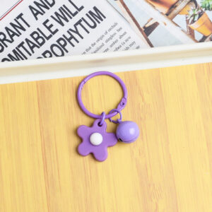 Purple Flower 3cm Circlip 14mm Bell