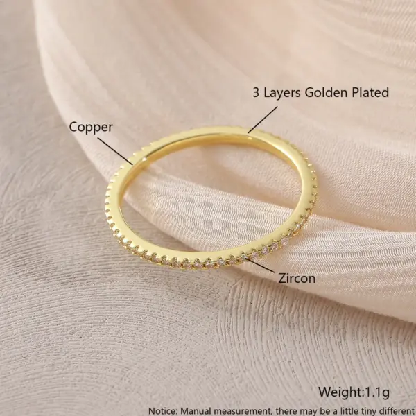 Wholesale Copper 18K Gold Plated Gold Plated Plating Inlay Water Droplets Heart Shape Zircon Open Rings Rings