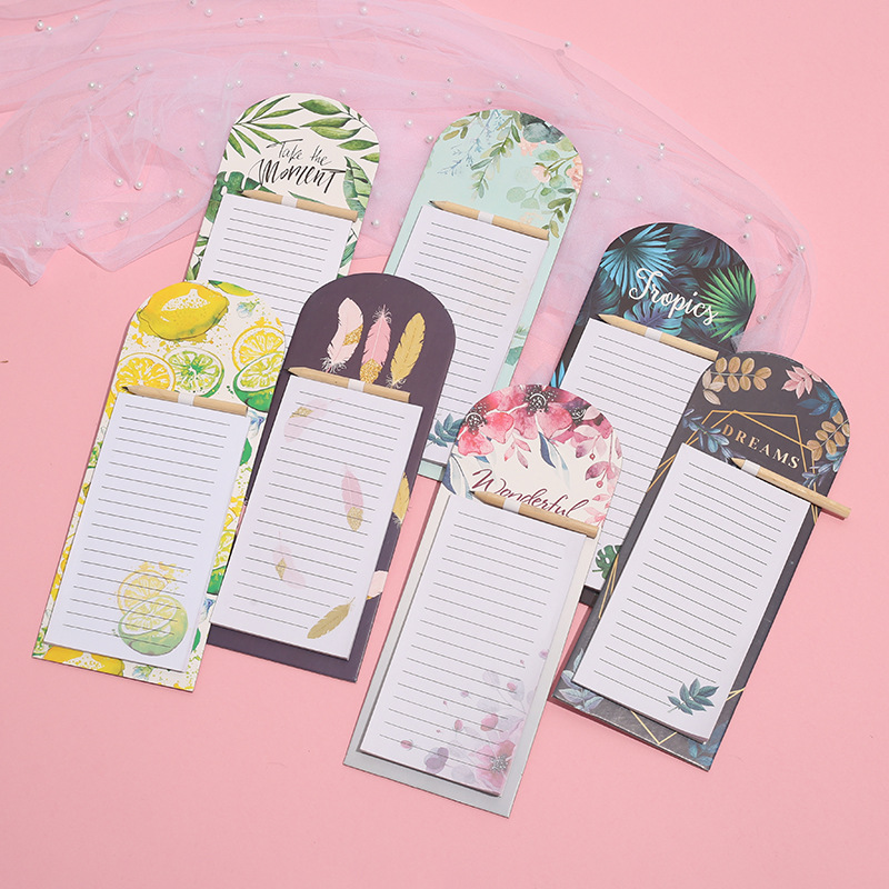 Wholesale New Colorfulful Creative Student Note Pad, Small Fresh rtable Notepad