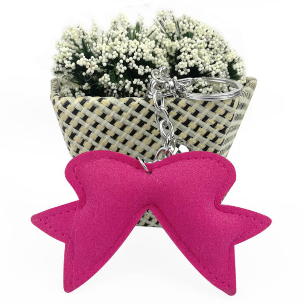 Wholesale 4pcs Cartoon Gift Cute Diamond Bow Keychain