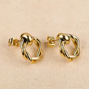 Gold / 0.8*11*15.7-17.7mm Twist Twisted Wire