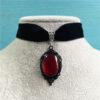 Wholesale Cross Border Trade Handmade Veet Vintage Necklace Various Gothic Jewelry
