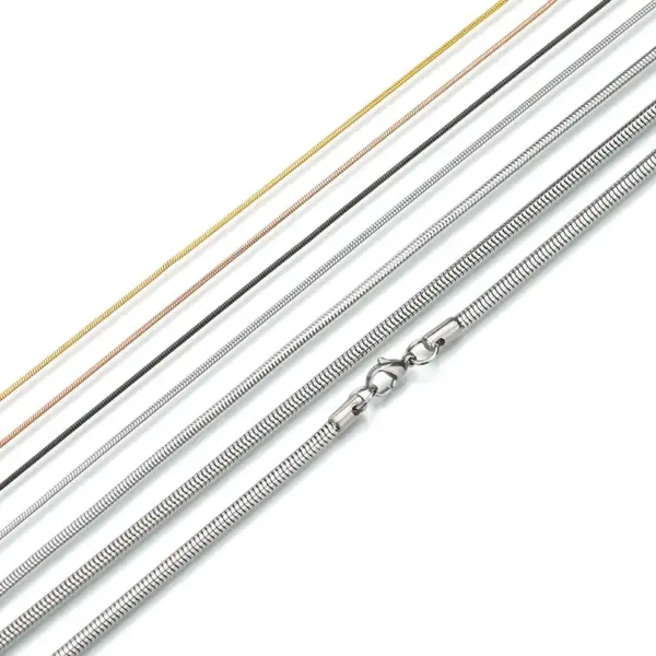 Wholesale Vacuum Plating 18K Gold Geometric 667 Stainless Steel Stainless Steel Simple Style 667 Stainless Steel Necklace