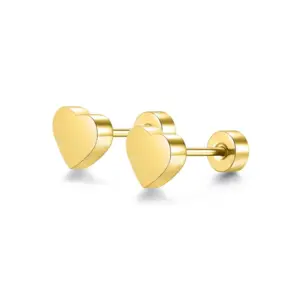 Gold / Red Heart