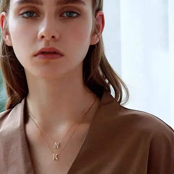 Wholesale 304 Stainless Steel Brass Plating Letter