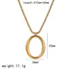 Wholesale PVD Coated Real Gold Plated 18K Geometric 304 Stainless Steel Simple Style Classic Waterproof Non Tarnish Earrings Necklace