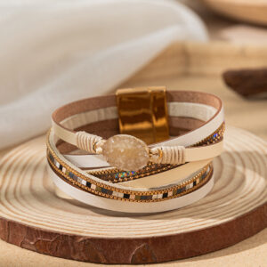 25010806-khaki / Zinc alloy+pu