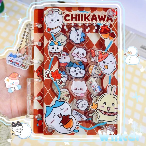 Wholesale [Jiyika Wow] Original Cartoon A7 Loose-leaf Book Rocking Notebook Cute Girl Heart High-value Animation