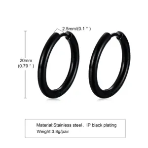 Black / 2.5mm*20mm
