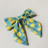 oly-7d78ce19b7c62df9a28f88d3bf1f9aff Wholesale Fabric lemon knotted bow hair clip