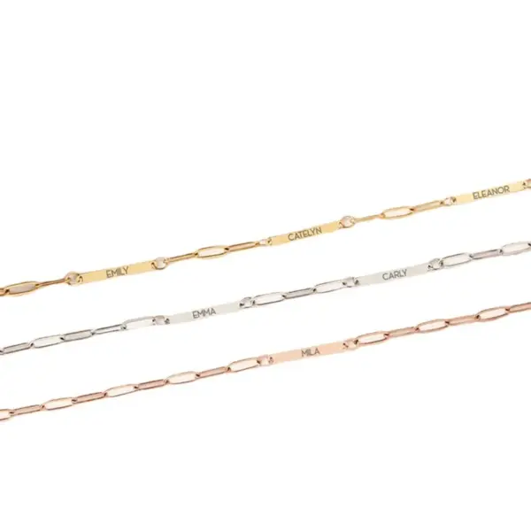 Stainless Steel Pin Board Necklace Women's Style Creative DIY Name Initial Design Multifunctional Collarbone Chain Jewelry Aessory