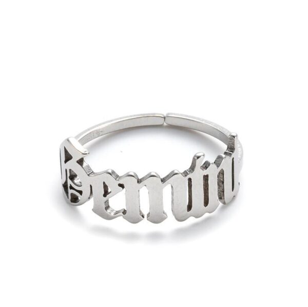 Wholesale Cole Contion Ring Female Japanese and Korean Stainless Steel Retro Twee Contions Simple Open Ring Ins