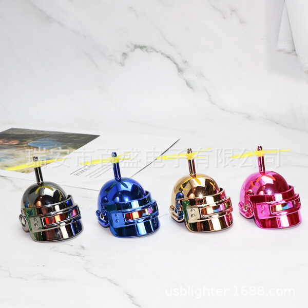 Wholesale Manufacturer's High-Quality Three-Level Helmet Bamboo Dragonfly Helmet Broken Wind Duck Three-Level Head Helmet Douyin Same Style Gift