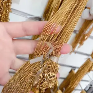 Ball Bead Chain [41 5] / Gold