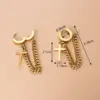Wholesale 1 Pair Fashion Eye Plating 304 Stainless Steel Stainless Steel Earrings