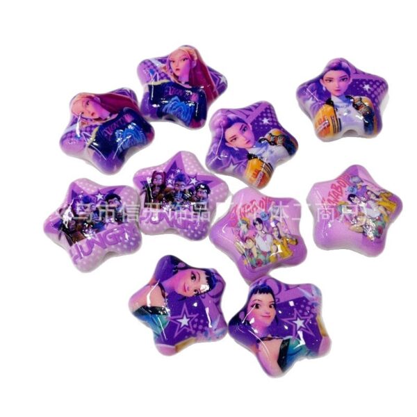 Wholesale Cartoon-print five-pointed star ballpoint pen with perforation - OLY Exclusive