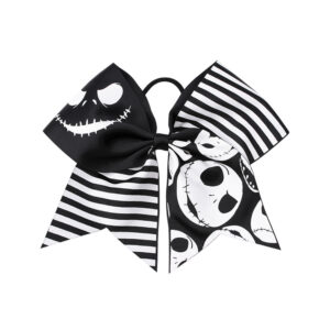 Halloween two-ring trailing hair ring black grimace