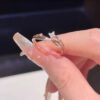 Wholesale Sparkling Design Star Four Mans Star Fashion Index Finger Ring Elegant Women's Light Luxury Opening Niche Commuter Ring Premium