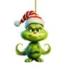 oly-7dc597d32eab00cc8d2986abc7fa6e2a Wholesale Christmas Decoration Grinch Green Elf Christmas Tree Pendant Home Decoration Acrylic Flat Hanging Sign