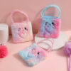 oly-7dccf38626273f2f76413ae8c304a925 Wholesale Love Bear Plush Small Bag Chilen's Cute Crossbody Shoulder Bag