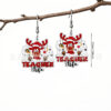 Wholesale Christmas Santa Claus Acrylic Earrings