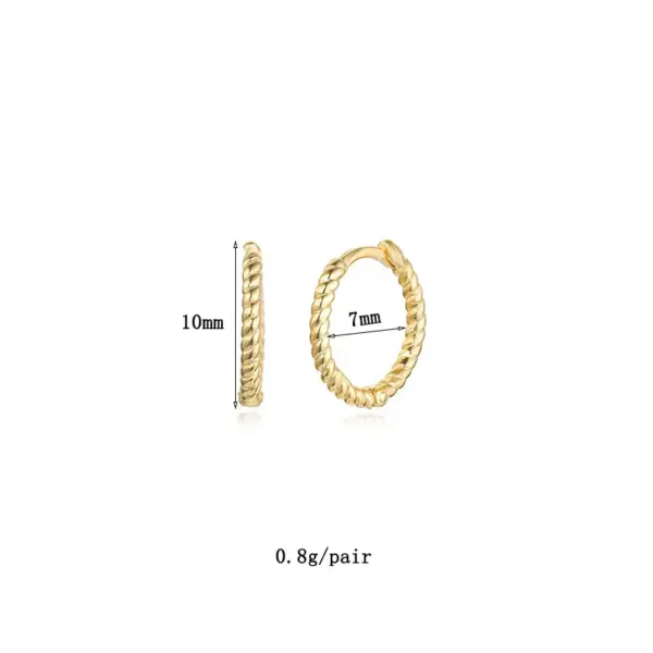 Wholesale 1 Pair Ig Style French Style Modern Style Round Plating Inlay Copper Pearl Zircon 18k Gold Plated Ear Cuffs Earrings Ear Studs