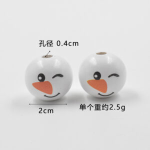 Ys186: 1 blinking and smiling snowman head