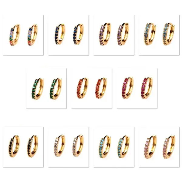 oly-7df2315a2c4c3f50ff54f87b2b58b13c Wholesale Fashion Geometric Diamond Copper Artificial Gemstones Earrings