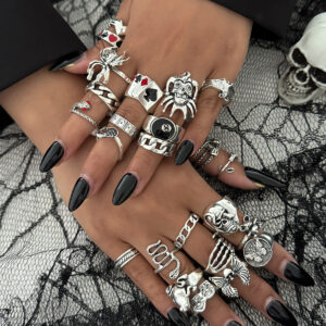 04 antique silver 6631 / Free size