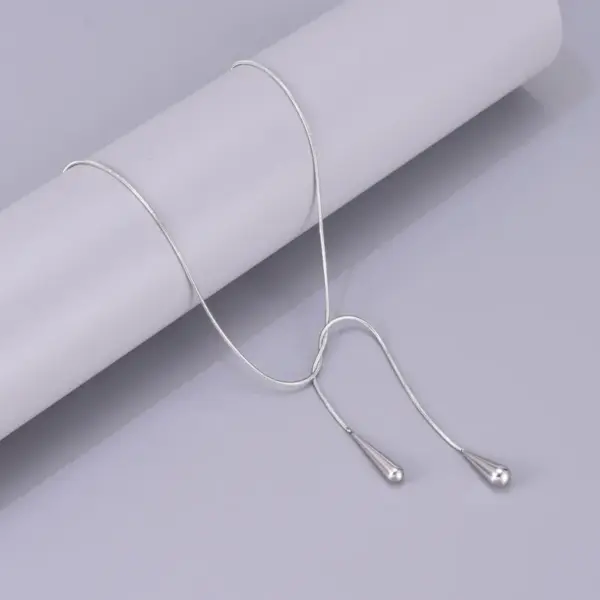 PVD Coated Real Gold Plated Heart Shape Titanium Steel Ethnic Style Waterproof Non Tarnish Titanium Steel Necklace