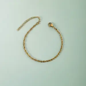 2mm Square Double Buckle / Gold