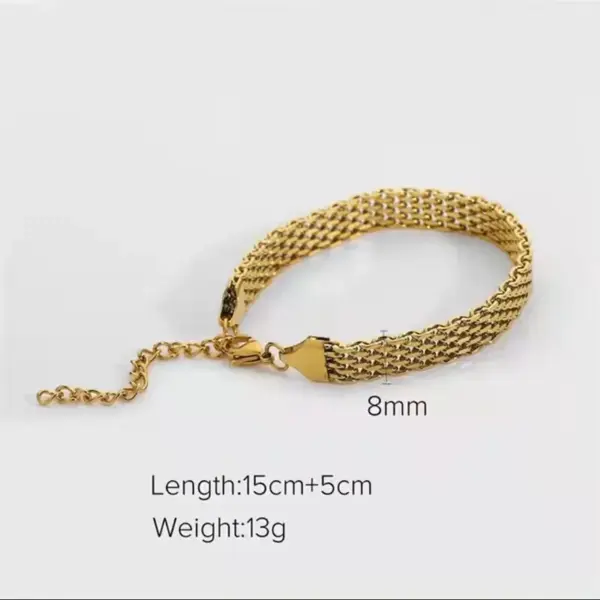 oly-7e0245cffda9f87d61170d32fcaaf25d Wholesale PVD Coated Real Gold Plated Solid Color Titanium Steel Fashion Waterproof Non Tarnish Bracelets Necklace