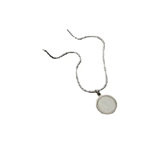 Wholesale Elegant Geometric Titanium Steel Necklace