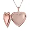 Wholesale Simple Style Heart Shape Stainless Steel Plating Pendant Necklace 1 Piece