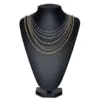 Wholesale Jewelry Simple Style Twist 201 Stainless Steel Plating Stainless Steel Necklaces