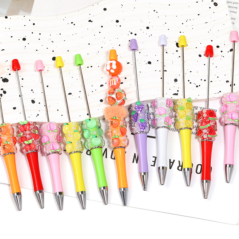 Wholesale Ft-shaped beaded pen