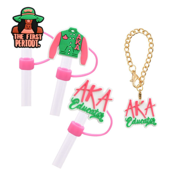 Wholesale Random 10pcs 10MM pink dust plug straw h accessories