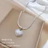 PVD Coated Real Gold Plated Heart Shape Titanium Steel Simple Style Classic Style Waterproof Non Tarnish Titanium Steel Pendant Necklace