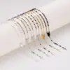Wholesale PVD Coated 18K Real Gold Plated Portrait Cross 304 Stainless Steel 304 Stainless Steel Y-Necklace Pendant Necklace Rosary